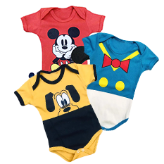 Kit Body Bebê Desenho Amiguinhos