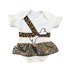 Body Vestido Bebê Oncinha